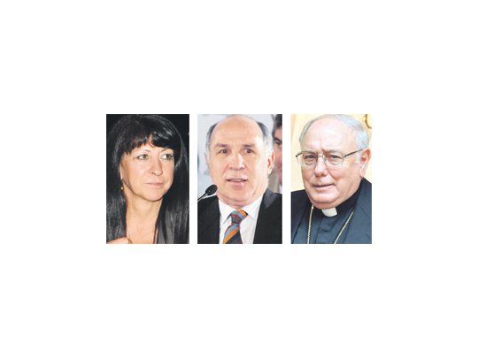 Diana Conti, Ricardo Lorenzetti, José María Arancedo