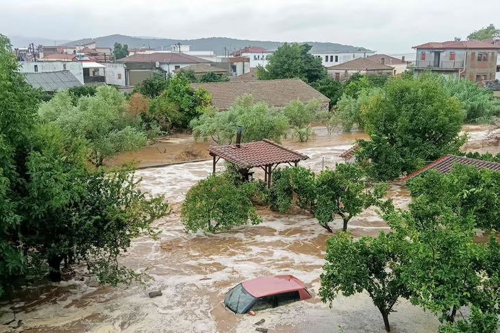 Volos es una de las ciudades griegas más afectadas por las inundaciones.