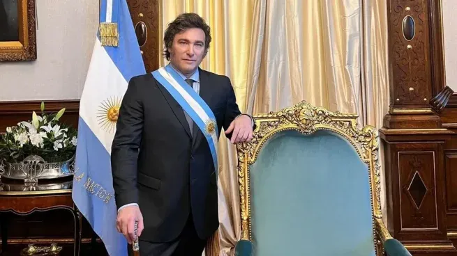 Javier Milei inauguró sus funciones en la Casa Rosada. 