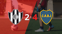 ezequiel fernandez marca un doblete en la victoria 4-2 de boca juniors ante central cordoba (se)