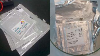 Estas son las celdas de baterías de litiio que se fabrican en los laboratorios de Y-TEC.