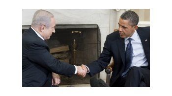 El premier israelí, Benjamin Netanyahu, junto al presidente de EEUU, Barack Obama.