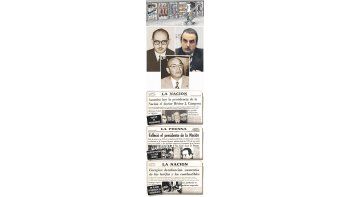 ámbito.com | Arriba: Guillermo Moreno. Centro: izquierda, Miguel Revestido; derecha, Guillermo Moreno; abajo, Celestino Rodrigo. Abajo: En diarios 3 momentos del peronismo de 1973 a 1976. Asume Cámpora con Gelbard como ministro de Economía y Revestido para controlar p