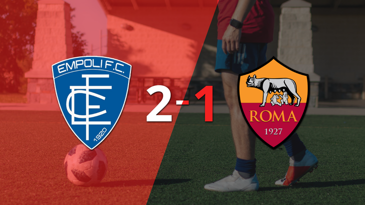Empoli sacó los 3 puntos en casa al vencer 2-1 a Roma
