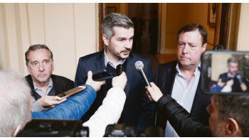 Giro. Peña garantizó a Weretilneck la continuidad del apoyo.