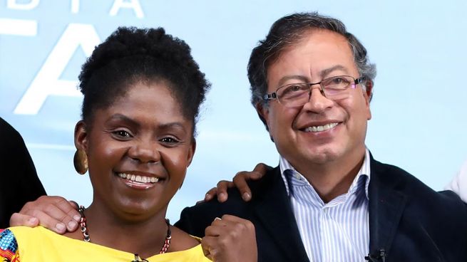 Según medios colombianos, Márquez está distanciada con el presidente Gustavo Petro.