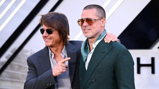 Do they return to work together? Tom Cruise met Brad Pitt at the premiere of the movie “F1”