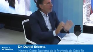El juez de la Corte Suprema de Santa Fe Daniel Erbetta.&nbsp;