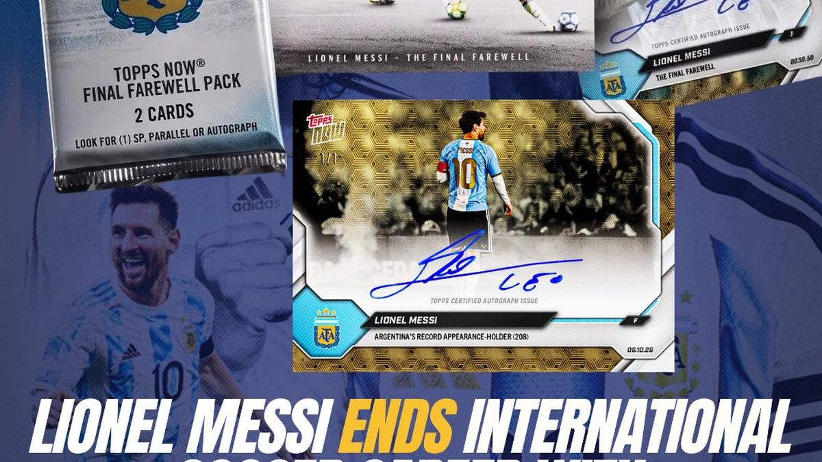 Lionel Messi desata una fiebre millonaria por sus tarjetas coleccionables y rompe un récord histórico