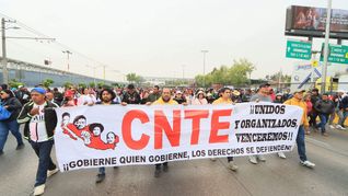 CNTE bloquea calles en CDMX este jueves. CNTE bloquea calles en CDMX este jueves.