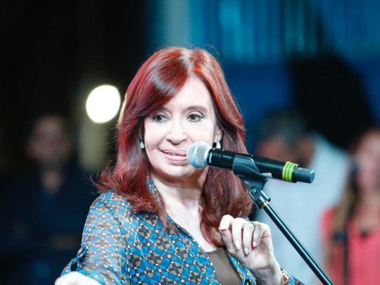Cristina Fernández de Kirchner durante la asunción de Ferraresi. 