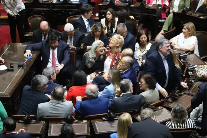 Senadores y diputados del peronismo.