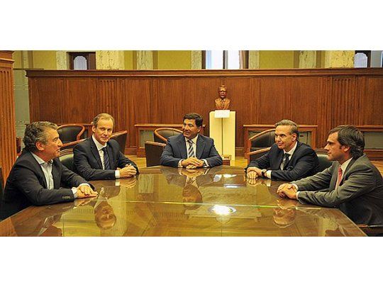 Ricardo Echegaray recibió en la AGN a Sergio Urribarri, Gustavo Bordet y Miguel Ángel Pichetto.