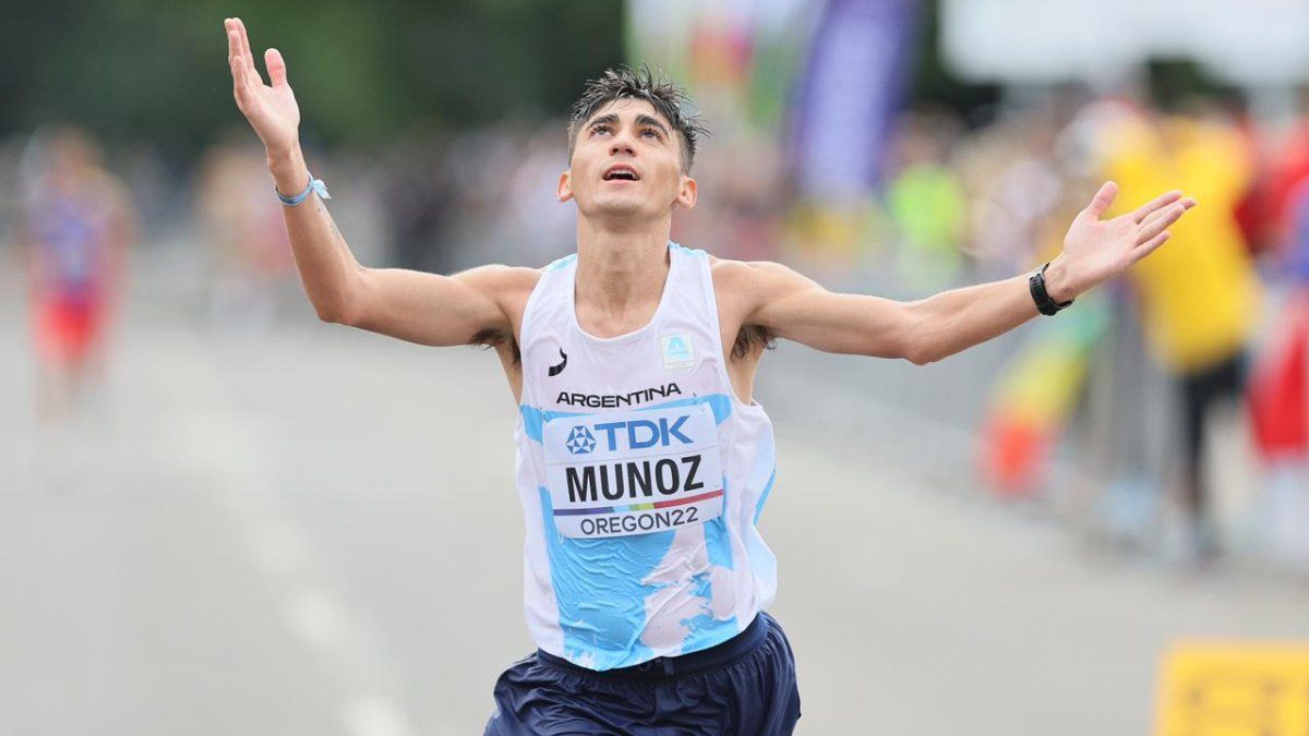 Eulalio Muñoz, luego del récord en el Mundial de Oregon: "Fue soñado"