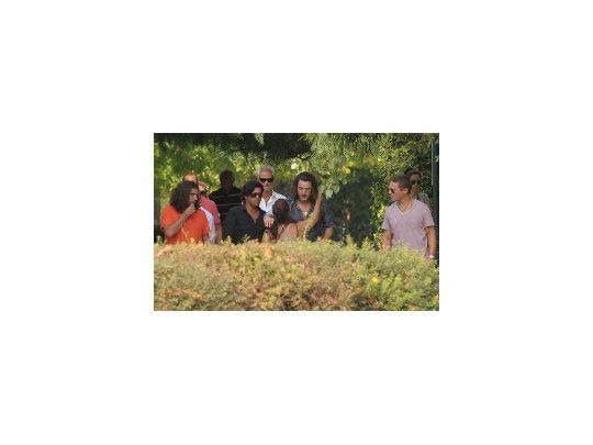 Familiares, amigos y colegas despidieron a la modelo.