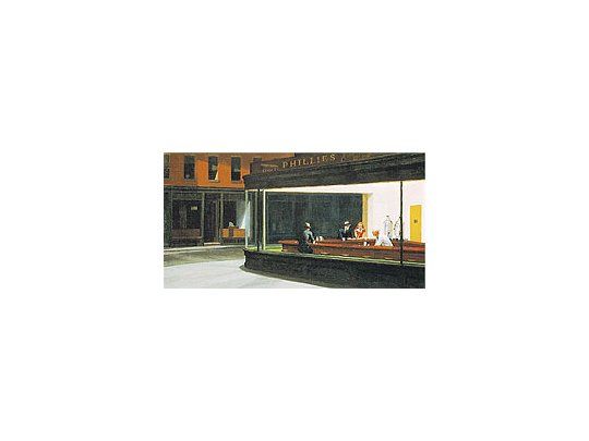 En 20 años aumentó veinte veces la cotización de las pocas obras que realizó EdwardHopper, el pintor símbolo de Estados Unidos que retrató como nadie la soledad urbana.