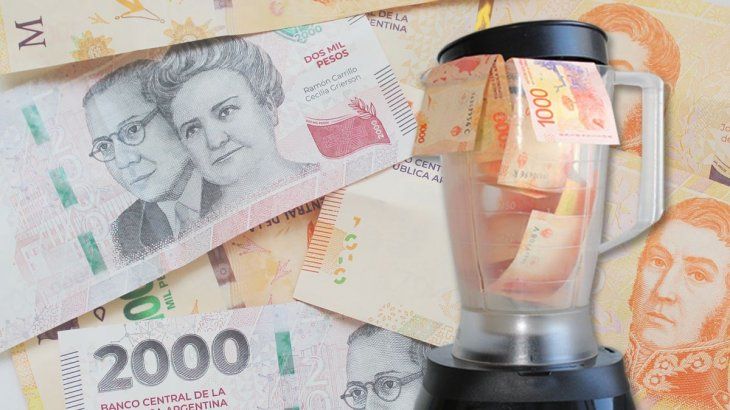 El Banco Central (BCRA) apretó un botón más de la licuadora de pesos.