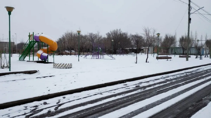 La Plaza principal de Maquinchao en Rio Negro. La Plaza principal de Maquinchao en Rio Negro.