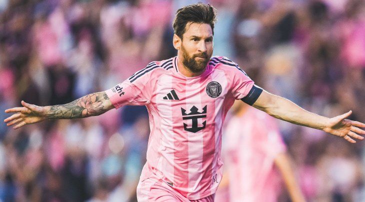 Messi, otra vez figura en Inter Miami. Messi, otra vez figura en Inter Miami.