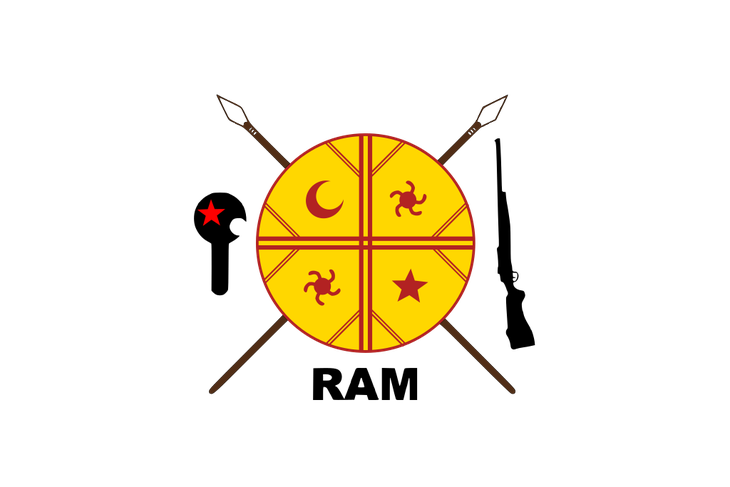 El emblema de la organización Resistencia Ancestral Mapuche. El emblema de la organización Resistencia Ancestral Mapuche.