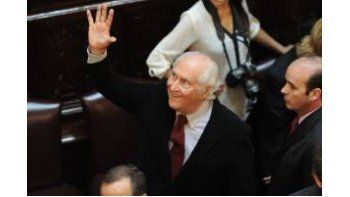 Pino Solanas, tras la jura