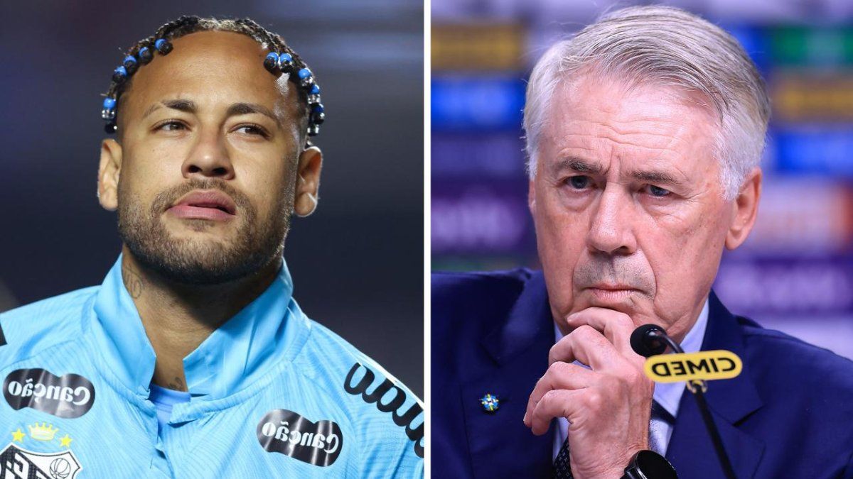 Neymar vs. Ancelotti: The player denied the DT for not calling him to the Brazil team