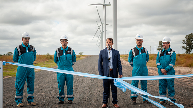 Martín Mandarano, CEO de YPF Luz, destacó: “Sentimos un gran orgullo al inaugurar un nuevo parque renovable en la provincia de Córdoba”.