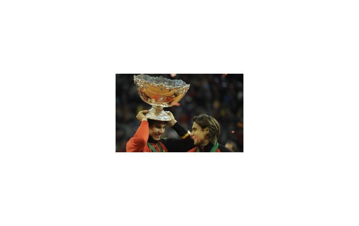Nadal y Ferrer, en la final de 2011.