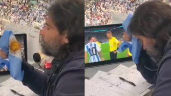 el emotivo y desaforado relato de un italiano en el gol de messi ante mexico