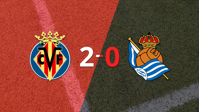 En su casa, Villarreal derrotó por 2-0 a Real Sociedad