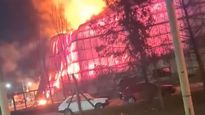 Se incendió un edificio ubicado en la intersección de La Horqueta y Cervetti, Monte Grande