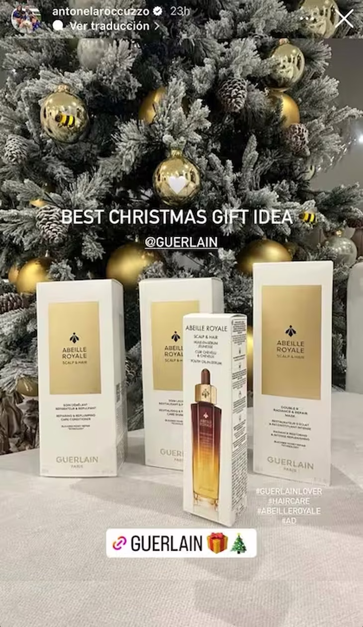 Algunos de los regalos de navidad que recibió Antonela (Foto: Instagram @antonelaroccuzzo) Algunos de los regalos de navidad que recibió Antonela (Foto: Instagram @antonelaroccuzzo)