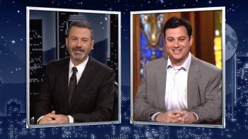con inteligencia artificial, jimmy kimmel entrevisto a una version joven de si mismo