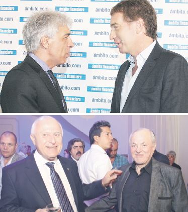 El vicejefe de Gobierno, Diego Santilli, también dijo presente en el cóctel. El gobernador de Santa Fe, Miguel Lifschitz, y Orlando Vignatti compartieron algunos tramos de la jornada.