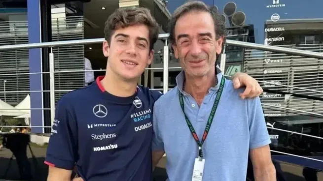 Franco y su padre Aníbal Colapinto.&nbsp;