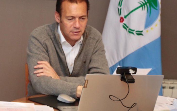 El gobernador de la provincia de Neuquén, Omar Gutiérrez.