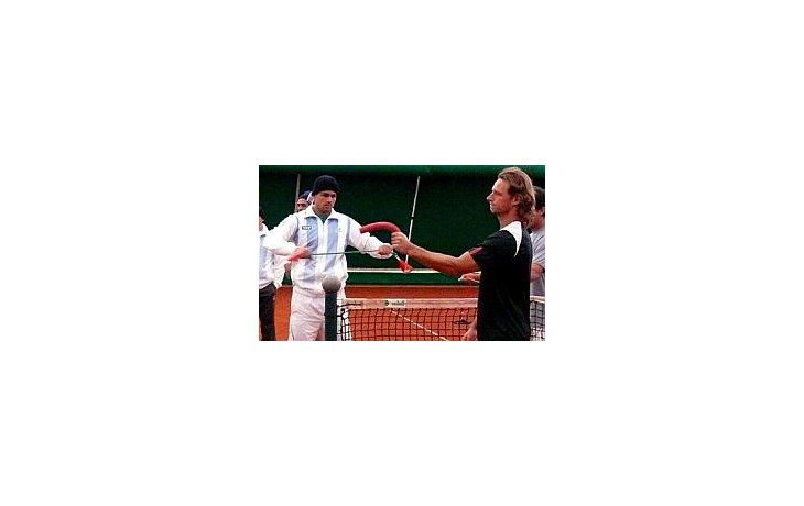 Nalbandian y Schwank entrenan en Alemania.