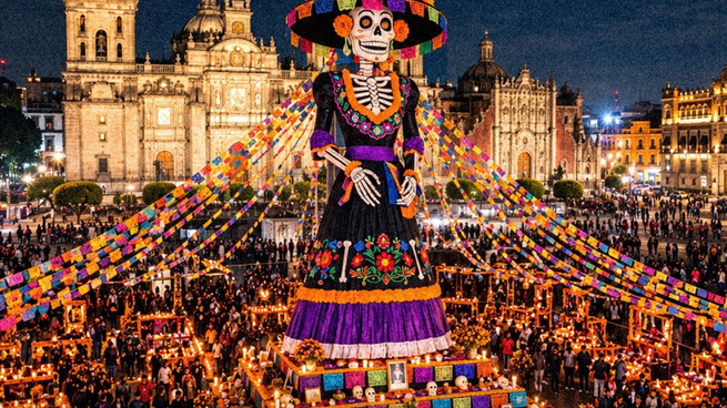 Megaofrenda en el Zócalo de CDMX 2026: horario y fecha de inauguración por el Día de Muertos.