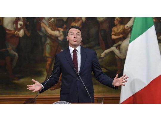 El premier italiano condicionó su continuidad en el cargo al resultado de la consulta popular.