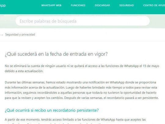 “WhatsApp tiene una penetración que supera el 76% de los teléfonos móviles en nuestro país, señala la Secretaría de Comercio.
