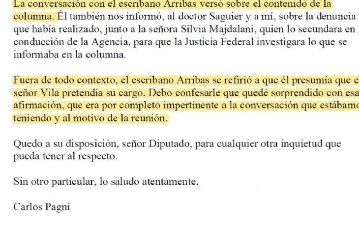 ámbito.com | Captura Declaración Carlos Pagni