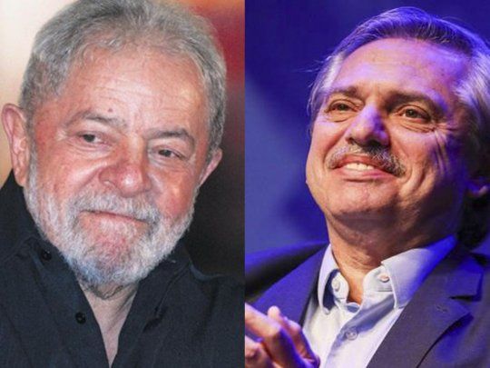 Lula da Silva y Alberto Fernández.&nbsp;