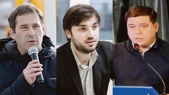 Juan Pablo Luque, Ignacio Torres y César Treffinger.