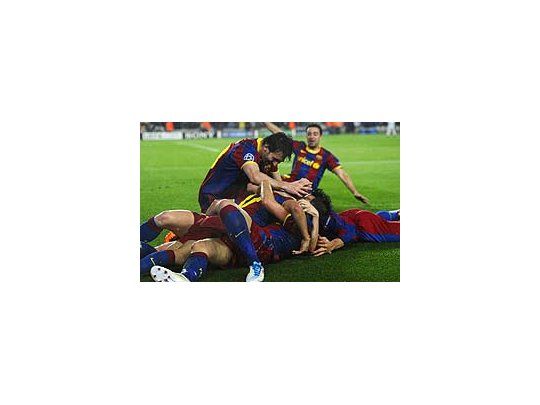 El festejo de Barcelona que irá en busca de su cuarta Champions League, el 28 de mayo en Wembley.