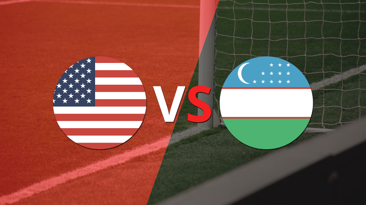Uzbekistan plays a friendly against the United States
