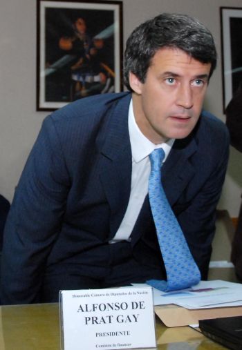Alfonso Prat Gay. Ministro de Hacienda y Finanzas.