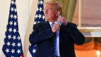 Negativo: el nuevo de test que se realizó a Donald Trump confirmó que no tiene Covid-19.