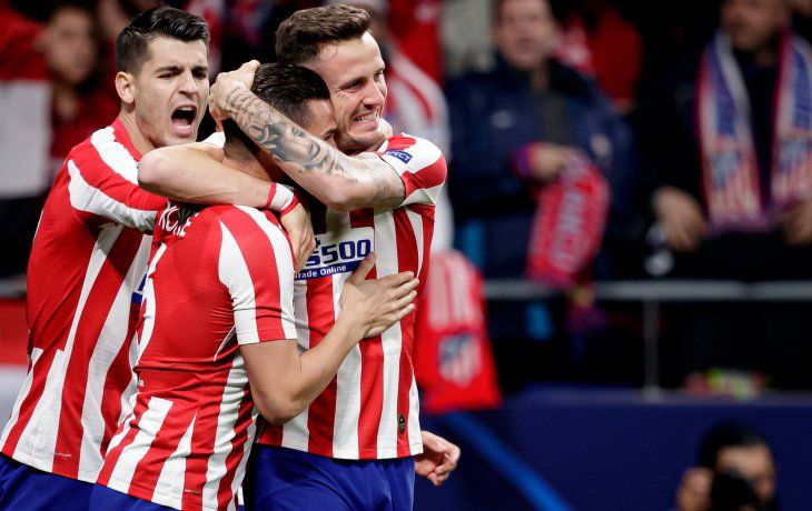 Atlético de Madrid sacó la primera ventaja de la serie ante Liverpool.