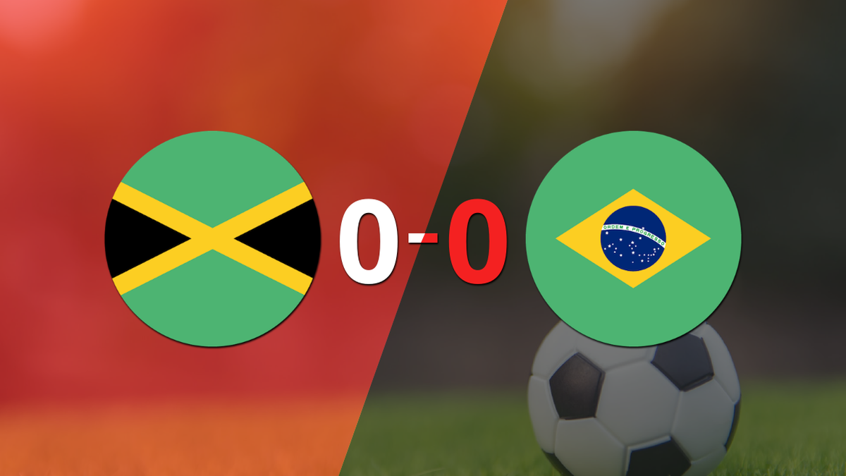 Jamaica y Brasil empataron sin goles