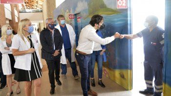 Kreplak y Zamora recorrieron tres centros de vacunación contra el Covid-19.